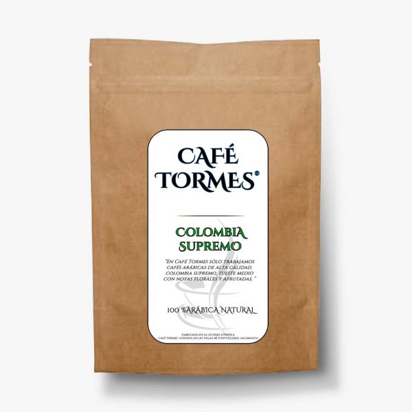 Café Tormes Colombia Supremo 250 gramos en Grano
