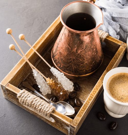 cup of coffee in vintage wooden tray 2023 11 27 05 29 35 utc 1